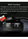 B39 Wireless Headset With In-Built Mic Including Micro SD Support For Music Gaming
