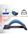 Lumbar back Stretching Device for Pain Relief with magnetic points inserted