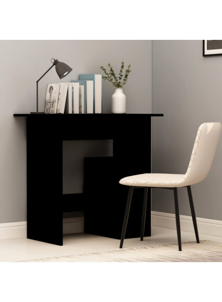 Desk Black 80x45x74 cm Engineered Wood