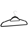 20 pcs Clothes Hanger Set Anti-slip Black Velvet