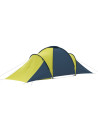 Camping Tent 6 Persons Blue and Yellow