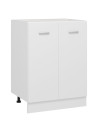 Bottom Cabinet White 60x46x81.5 cm Engineered Wood