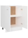 Bottom Cabinet White 60x46x81.5 cm Engineered Wood