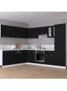 Drawer Bottom Cabinet Black 30x46x81.5 cm Engineered Wood