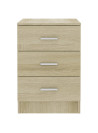 Bedside Cabinet Sonoma Oak 38x35x56 cm Engineered Wood