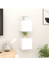 Wall Mounted TV Cabinets 2 pcs White 30.5x30x30 cm