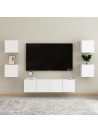 Wall Mounted TV Cabinets 2 pcs White 30.5x30x30 cm