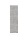 Hallway Wardrobe Concrete Grey 55x25x189 cm Engineered Wood