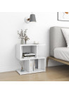 Bedside Cabinet White 50x30x51.5 cm Engineered Wood