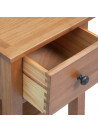 Nightstand 36x30x47 cm Solid Oak Wood