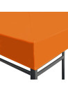 Gazebo Top Cover 310 g/m² 3x3 m Orange