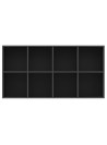Book Cabinet/Sideboard Black 66x30x130 cm Engineered Wood