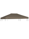 Gazebo Top Cover 310 g/m² 3x3 m Taupe