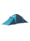 Camping Tent 6 Persons Blue and Light Blue