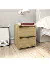 Bedside Cabinets 2 pcs Sonoma Oak 30x30x40 cm Engineered Wood