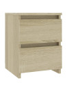 Bedside Cabinets 2 pcs Sonoma Oak 30x30x40 cm Engineered Wood