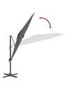 Cantilever Umbrella with Aluminium Pole Anthracite 300x300 cm