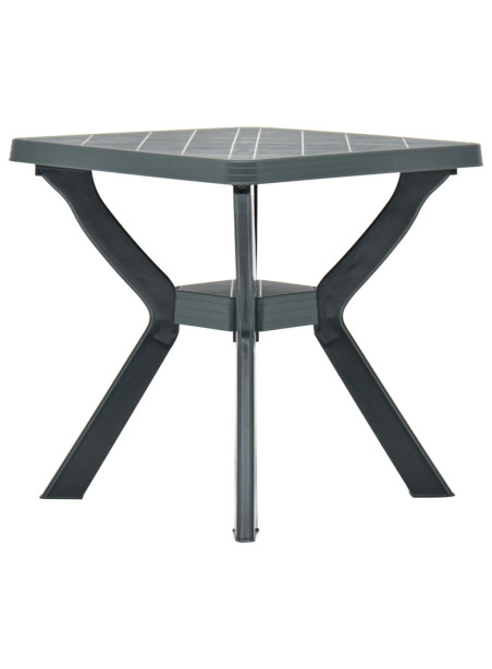 Bistro Table Green 70x70x72 cm Plastic