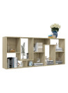 Book Cabinet Sonoma Oak 67x24x161 cm Engineered Wood