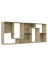 Book Cabinet Sonoma Oak 67x24x161 cm Engineered Wood