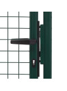 Fence Gate Steel 100x75 cm Green