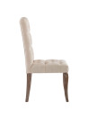 Dining Chairs 2 pcs Beige Linen-Look Fabric