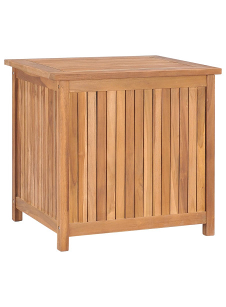 Garden Storage Box 60x50x58 cm Solid Teak Wood