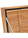 Garden Storage Box 60x50x58 cm Solid Teak Wood