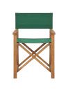 Director's Chairs 2 pcs Solid Teak Wood Green