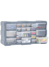 Multi-drawer Organiser with 22 Drawers 49x16x25.5 cm