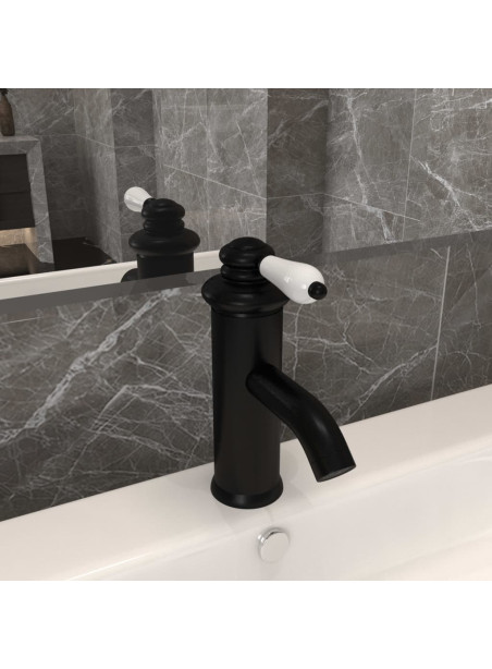 Bathroom Basin Faucet Black 130x180 mm