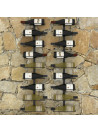 Wall-mounted Wine Racks for 18 Bottles 2 pcs Black Iron