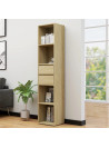Book Cabinet Sonoma Oak 36x30x171 cm Engineered Wood