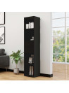 Book Cabinet Black 36x30x171 cm Engineered Wood