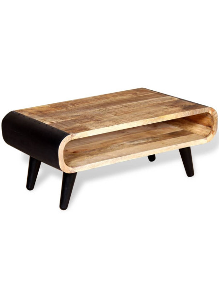 Coffee Table Rough Mango Wood 90x55x39 cm