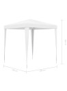 Party Tent 2x2 m White