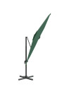 Cantilever Umbrella with Aluminium Pole Green 400x300 cm