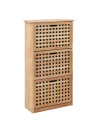 Shoe Storage Cabinet 55x20x104 cm Solid Walnut Wood