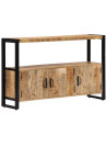 Side Cabinet 120x30x75 cm Solid Mango Wood