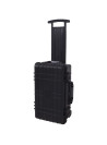 Wheel-equipped Tool/Equipment Case with Pick & Pluck Foam Inside