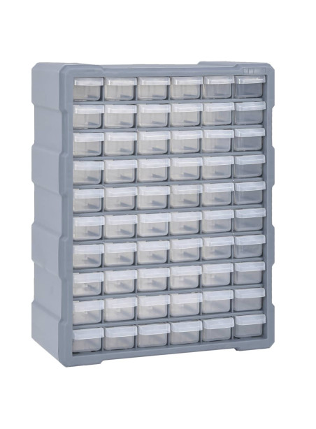 Multi-drawer Organiser with 60 Drawers 38x16x47.5 cm