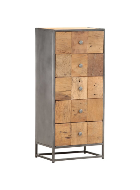 Drawer Cabinet 45x30x100 cm Solid  Reclaimed Wood