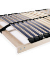 Slatted Bed Base with 42 Slats 7 Zones 90x200 cm