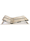 Slatted Bed Bases 2 pcs with 28 Slats 7 Zones 90x200 cm