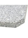 Umbrella Weight Plate Granite 25 kg Square Grey