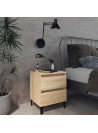 Bed Cabinets 2 pcs Sonoma Oak 40x35x50 cm Engineered Wood