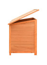 Dog Cage Solid Pine & Fir Wood 120x77x86 cm
