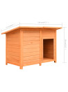 Dog Cage Solid Pine & Fir Wood 120x77x86 cm