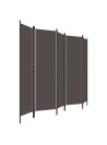 5-Panel Room Divider Anthracite 250x180 cm
