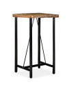 Bar Table Solid Reclaimed Wood 60x60x107 cm
